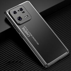 Per Xiaomi 13 Pro Custodia per telefono in metallo satinato (nero)