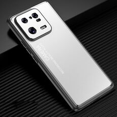 Per Xiaomi 13 Pro Custodia per telefono in metallo satinato (argento)