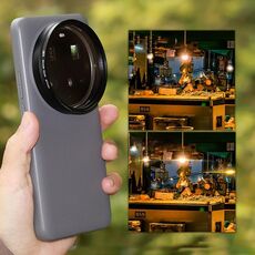 Per filtro obiettivo per telefono Xiaomi 15 Ultra JSR, filtro: disegno a strisce oro