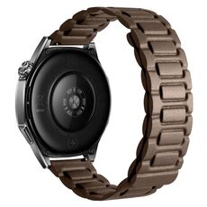 Cinturino per orologio magnetico in pelle a tre pezzi a forma di I da 18 mm (talpa)