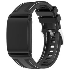 Per cinturino in silicone intrecciato in nylon composito WHOOP 4.0 (nero)