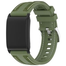 Per cinturino in silicone intrecciato in nylon composito WHOOP 4.0 (verde abete)