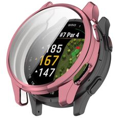 Per Garmin Approach S50 Custodia protettiva per orologio a copertura totale in TPU elettrolitico (rosa)