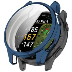 Per Garmin Approach S50 Custodia protettiva per orologio in TPU elettrolitico a copertura totale (blu)