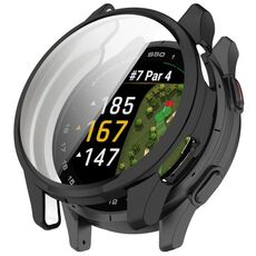 Per Garmin Approach S50 Custodia protettiva per orologio in TPU elettrolitico a copertura totale (nero)