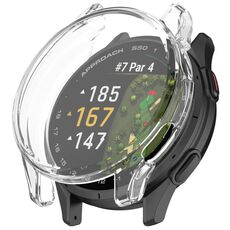 Per Garmin Approach S50 Custodia protettiva per orologio in TPU elettrolitico a copertura totale (colore trasparente)