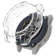 Per Garmin Descent G2 TPU Half Coverage Custodia protettiva per orologio traslucido (bianco trasparente)