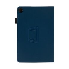 Per TCL TAB 10L Gen 2 Custodia per tablet da 10,1 pollici con supporto verticale a 2 pieghe e poggiapolsi in pelle (blu scuro)