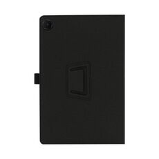 Per TCL TAB 10L Gen 2 Custodia per tablet da 10,1 pollici con supporto verticale a 2 pieghe Custodia in pelle con poggiamano (nero)