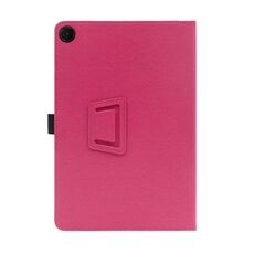 Per TCL TAB 10L Gen 2 Custodia per tablet da 10,1 pollici con supporto verticale a 2 pieghe Custodia in pelle con poggiamano (rosso rosa)