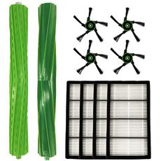 Per iRobot Roomba S9 S9+ Aspirapolvere Spazzola Principale Spazzola Laterale Kit Filtro Set 2