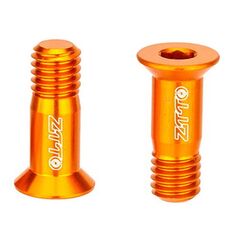 2 pz ZTTO Viti per deragliatore posteriore per bicicletta M5 Ruota guida per deragliatore da strada e montagna modificata (arancione)