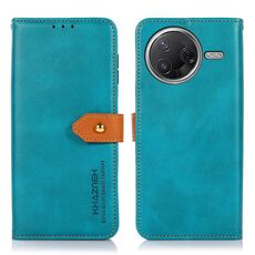 Per Xiaomi Poco F7 Pro / F7 Ultra Global KHAZNEH Custodia in pelle con texture in pelle di mucca (blu)