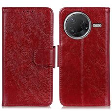 Per Xiaomi Poco F7 Pro / F7 Ultra Global Nappa Texture Custodia per telefono in pelle con flip orizzontale (rosso)