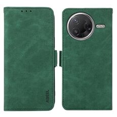Per Xiaomi Poco F7 Pro / F7 Ultra Global ABEEL Frosted Magnetic RFID Custodia in pelle per telefono (verde)