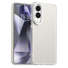 Per Samsung Galaxy S25 Edge 5G Candy PC Hybrid TPU antiurto Custodia per telefono (bianco)