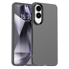 Per Samsung Galaxy S25 Edge 5G Candy PC Hybrid TPU antiurto Custodia per telefono (nero)