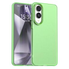 Per Samsung Galaxy S25 Edge 5G Candy PC Hybrid TPU antiurto Custodia per telefono (verde)