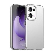 Per OPPO Reno13 5G Global Candy PC Hybrid TPU Custodia antiurto per telefono (bianco)