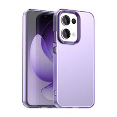 Per OPPO Reno13 Pro 5G Global Candy PC Hybrid TPU Custodia antiurto per telefono (viola)