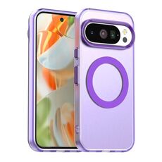 Per Google Pixel 10 / 10 Pro Candy Magsafe PC Hybrid TPU Custodia per telefono (viola)