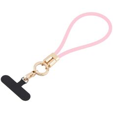 Cordino anti-smarrimento regolabile in silicone per telefono (rosa)