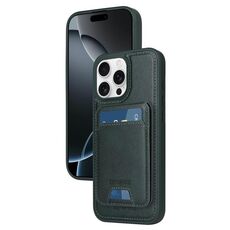 Per iPhone 16 Pro Max BETOPNICE Custodia per telefono con portafoglio MagSafe staccabile verticale a ribalta (verde)
