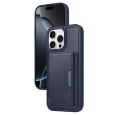Per iPhone 16 Pro Max BETOPNICE Custodia per telefono con portafoglio MagSafe staccabile orizzontale a ribalta (blu)