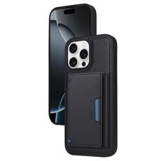 Per iPhone 16 Pro Max BETOPNICE Custodia per telefono con portafoglio MagSafe staccabile orizzontale a ribalta (nero)