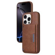 Per iPhone 16 Pro BETOPNICE Custodia per telefono con portafoglio MagSafe staccabile orizzontale a ribalta (marrone)