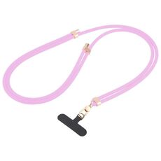 Cordino lungo anti-smarrimento regolabile in silicone liquido per telefono (viola)