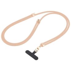 Cordino lungo anti-smarrimento regolabile in silicone liquido per telefono (oro)