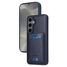 Per Samsung Galaxy S24+ 5G BETOPNICE Custodia per telefono con portafoglio MagSafe staccabile verticale a ribalta (blu)
