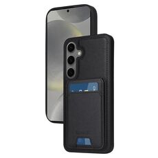 Per Samsung Galaxy S24+ 5G BETOPNICE Custodia per telefono con portafoglio MagSafe staccabile verticale a ribalta (nero)