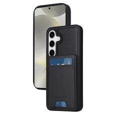 Per Samsung Galaxy S24 5G BETOPNICE Custodia per telefono con portafoglio MagSafe staccabile verticale a ribalta (nero)