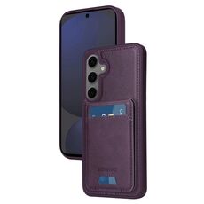 Per Samsung Galaxy S24 FE 5G BETOPNICE Custodia per telefono con portafoglio MagSafe staccabile verticale a ribalta (viola)