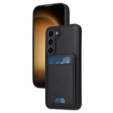 Per Samsung Galaxy S23+ 5G BETOPNICE Custodia per telefono con portafoglio MagSafe staccabile verticale a ribalta (nero)