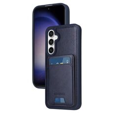 Per Samsung Galaxy S23 FE 5G BETOPNICE Custodia per telefono con portafoglio MagSafe staccabile verticale a ribalta (blu)