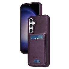 Per Samsung Galaxy S23 FE 5G BETOPNICE Custodia per telefono con portafoglio MagSafe staccabile verticale a ribalta (viola)