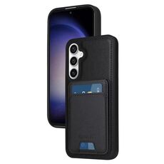 Per Samsung Galaxy S23 FE 5G BETOPNICE Custodia per telefono con portafoglio MagSafe staccabile verticale a ribalta (nero)