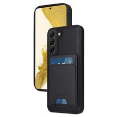 Per Samsung Galaxy S22+ 5G BETOPNICE Custodia per telefono con portafoglio MagSafe staccabile verticale a ribalta (nero)