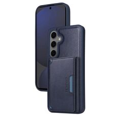 Per Samsung Galaxy S24 FE 5G BETOPNICE Custodia per telefono con portafoglio MagSafe staccabile con apertura a ribalta orizzontale (blu)