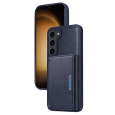 Per Samsung Galaxy S23+ 5G BETOPNICE Custodia per telefono con portafoglio MagSafe staccabile orizzontale a ribalta (blu)