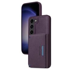 Per Samsung Galaxy S23 5G BETOPNICE Custodia per telefono con portafoglio MagSafe staccabile orizzontale a ribalta (viola)