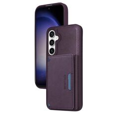 Per Samsung Galaxy S23 FE 5G BETOPNICE Custodia per telefono con portafoglio MagSafe staccabile orizzontale a ribalta (viola)