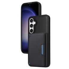 Per Samsung Galaxy S23 FE 5G BETOPNICE Custodia per telefono con portafoglio MagSafe staccabile con chiusura a scatto orizzontale (nero)