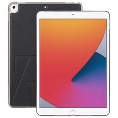 Per iPad 10.2 2021/2020/10.5 Custodia per tablet con supporto magnetico pieghevole in pelle acrilica (nero)