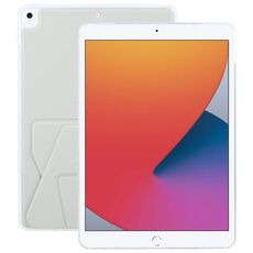 Custodia per tablet con supporto magnetico pieghevole in pelle acrilica per iPad 10.2 2021/2020/10.5 (grigio)
