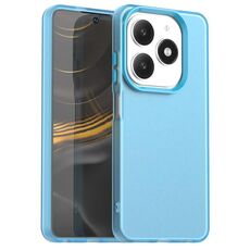 Per Tecno Spark 20 Candy PC Hybrid TPU Custodia antiurto per telefono (blu)