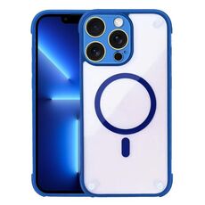 Per iPhone 13 Pro Custodia per telefono ibrida in acrilico TPU magnetico antiurto MagSafe (blu reale)